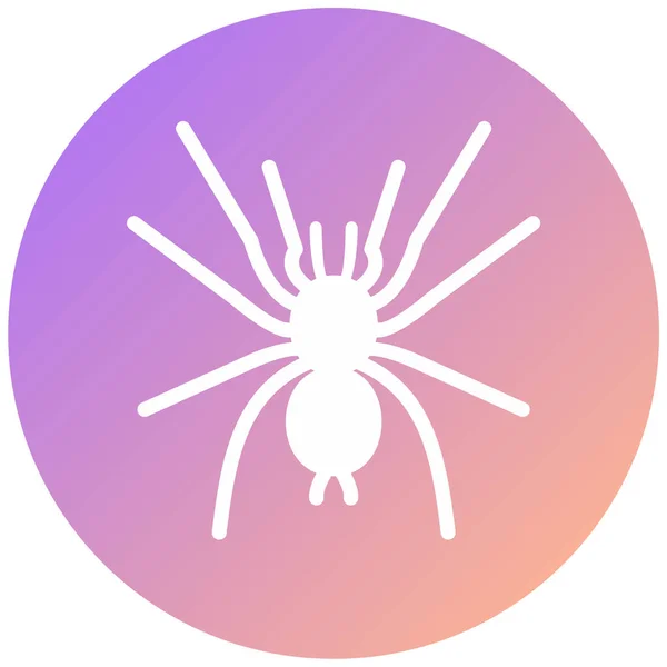 Spider Web Icon Simple Illustration — Stock Vector
