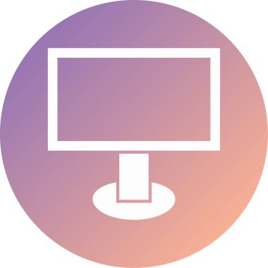 Modern simge vektör illüstrasyonunu izle