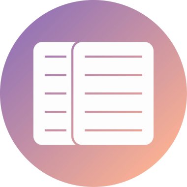 belge modern simge vektör illüstrasyonu