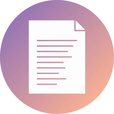 belge modern simge vektör illüstrasyonu