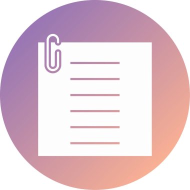 belge modern simge vektör illüstrasyonu