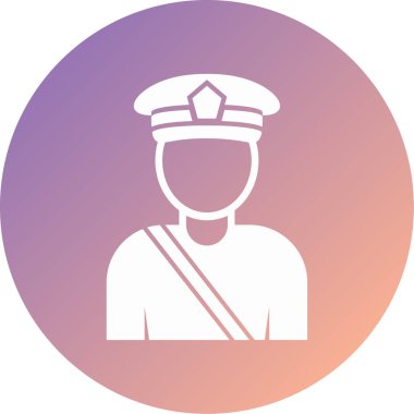 sürücü modern simge vektör illüstrasyonu