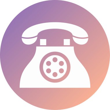 telefon modern simge vektör illüstrasyonu