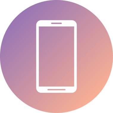 akıllı telefon modern simge vektör çizimi