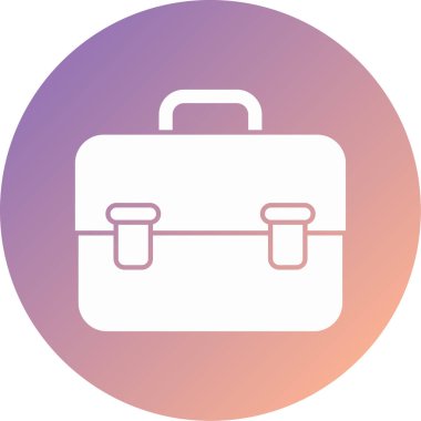 evrak çantası modern simge vektör illüstrasyonu