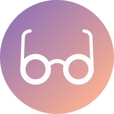 gözlük modern simge vektör çizimi