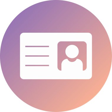 ziyaret kartı modern simge vektör illüstrasyonu