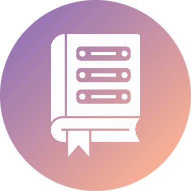 kitap modern simge vektör illüstrasyonu