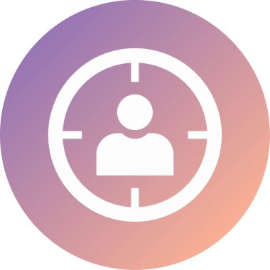 Modern simge vektör illüstrasyonunu hedefle