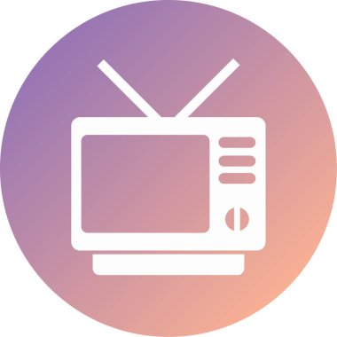 tv modern simge vektör illüstrasyonu