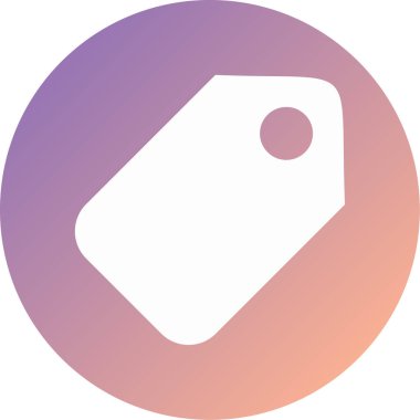 etiket modern simge vektör illüstrasyonu