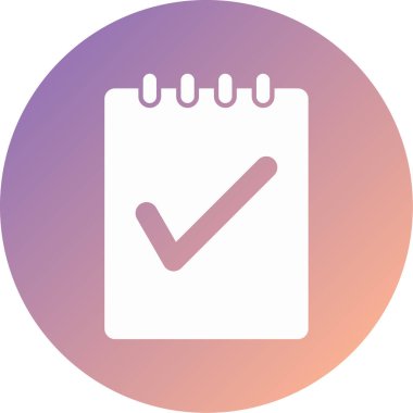 Modern simge vektör illüstrasyonunu işaretle