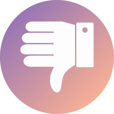 thumb down modern icon vector illustration