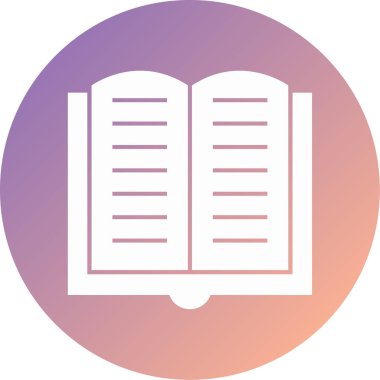 kitap modern simge vektör illüstrasyonu