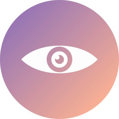 göz modern ikon vektör illüstrasyonu