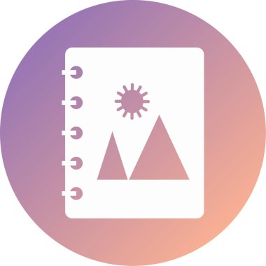 boya modern simge vektör illüstrasyonu