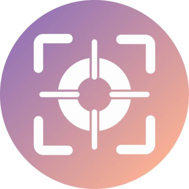 Modern simge vektör illüstrasyonunu hedefle