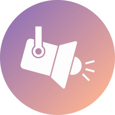 hoparlör modern ikon vektör illüstrasyonu