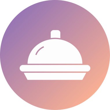 yiyecek modern ikon vektör illüstrasyonu