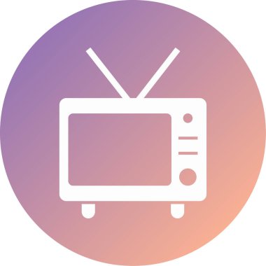 tv modern simge vektör illüstrasyonu