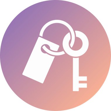 anahtar modern simge vektör illüstrasyonu