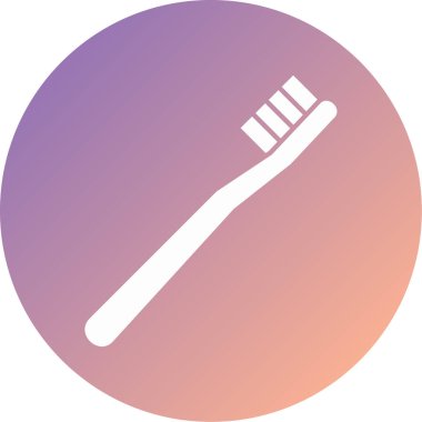 diş fırçası modern simge vektör illüstrasyonu