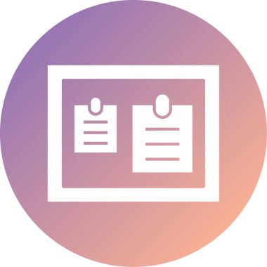 belge modern simge vektör illüstrasyonu