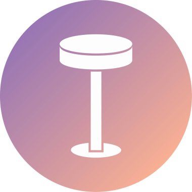 Masa simgesi. Basit resimleme