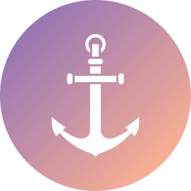 Çapa simgesi, vektör çizimi