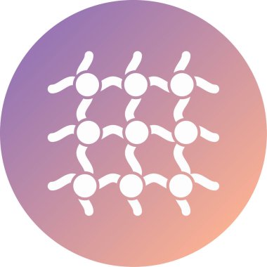 eşsiz ağ vektör simgesi