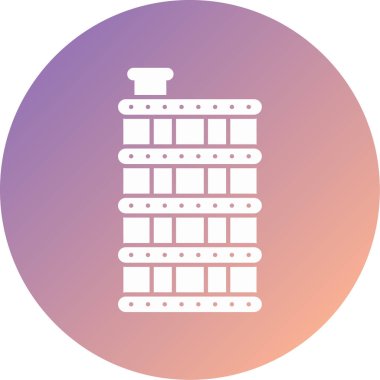 Modern yapı simgesinin vektör illüstrasyonu