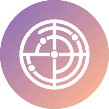 hedef vektör simgesi modern illüstrasyon