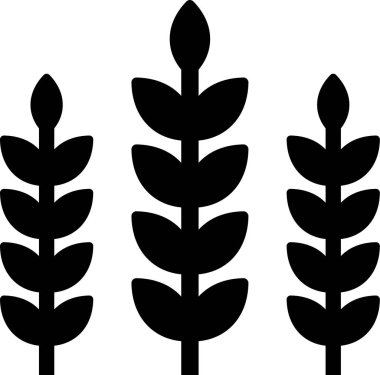 Bitki. Web simgesi basit illüstrasyon