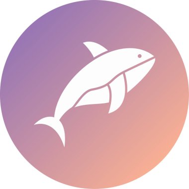 Balık. Web simgesi basit illüstrasyon