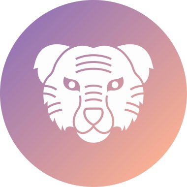 Kaplan. Web simgesi basit illüstrasyon