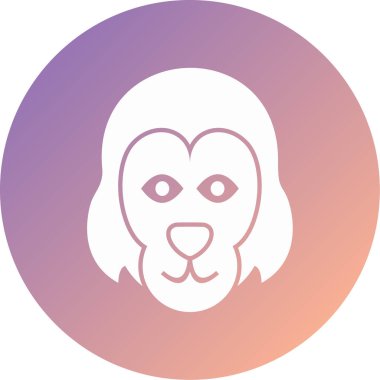 Hayvan simgesinin vektör illüstrasyonu