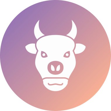 Hayvan simgesinin vektör illüstrasyonu