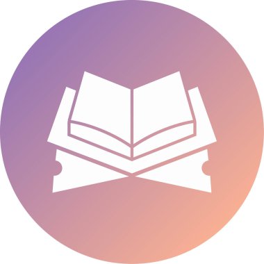 kitap simgesi vektör illüstrasyonu