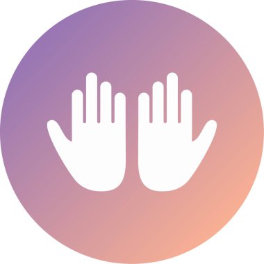 Vektör çizimi. Eller simgesi