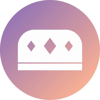 Modern şapka simgesinin vektör illüstrasyonu