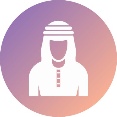 tesettür web simgesi vektör çizimi