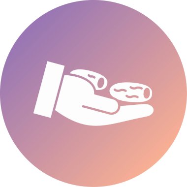 El modern simgesinin vektör illüstrasyonu