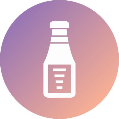 Güzellik ve moda simgesinin vektör çizimi