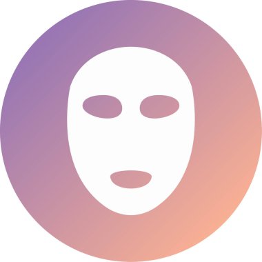 Güzellik ve moda simgesinin vektör çizimi