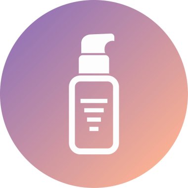 Güzellik ve moda simgesinin vektör çizimi