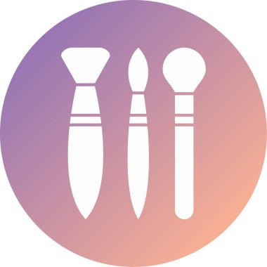 Güzellik ve moda simgesinin vektör çizimi