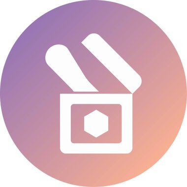 Güzellik ve moda simgesinin vektör çizimi