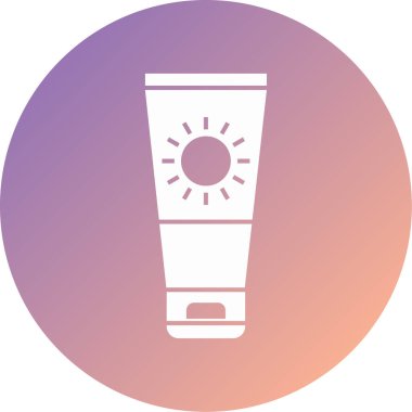 Güzellik ve moda simgesinin vektör çizimi