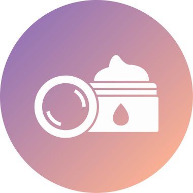 Güzellik ve moda simgesinin vektör çizimi