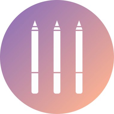 Güzellik ve moda simgesinin vektör çizimi